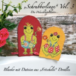 Stickdatei Schrubberlinge ITH - Vol.3 Set Flower Edition - ab 9.90 €