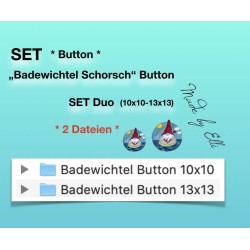 Stickdatei Badewichtel Schorsch Button - ab 4.90 €