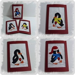 Stickdatei Pinguin Doodles - ab 5,00 €