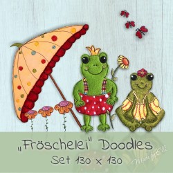 Stickdatei Fröschelei Doodles - ab 6,90 €