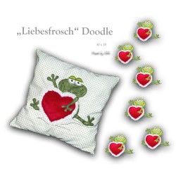 Stickdatei Liebesfrosch Doodle - ab 3.95 €