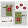 Stickdateien Phone Bags Flower-Ducky ITH 18x13