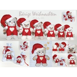 Stickdatei Weihnachtsbär-Doodlesack ITH - ab 5,00 €