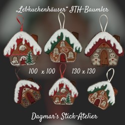 Stickdatei Lebkuchenhäuser ITH-Baumler - ab 10.90 €