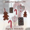 Stickdateien Lebkuchen-Quartett ITH - 8.90 €