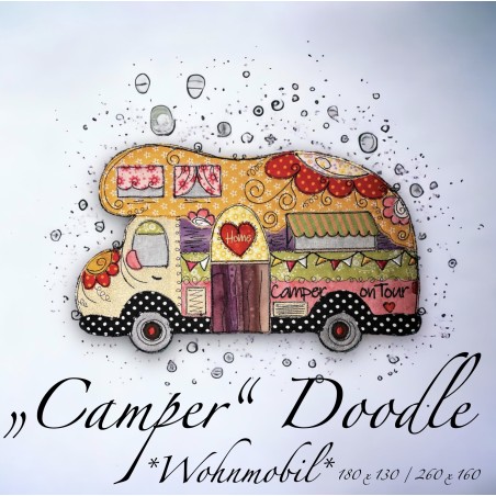 Stickdatei Camper Doodle Wohnmobil - ab 7.90 €