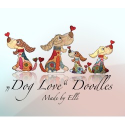Stickdatei Dog Love Doodles - ab 7.90 €