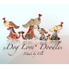 Stickdatei Dog Love Doodles - ab 7.90 €