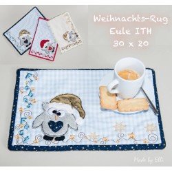 Weihnachts-Rug-Eule ITH