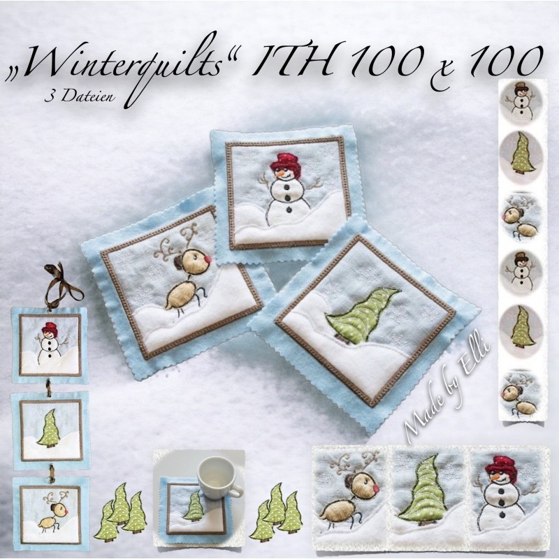 Stickdatei Winterquilts ITH 10x10